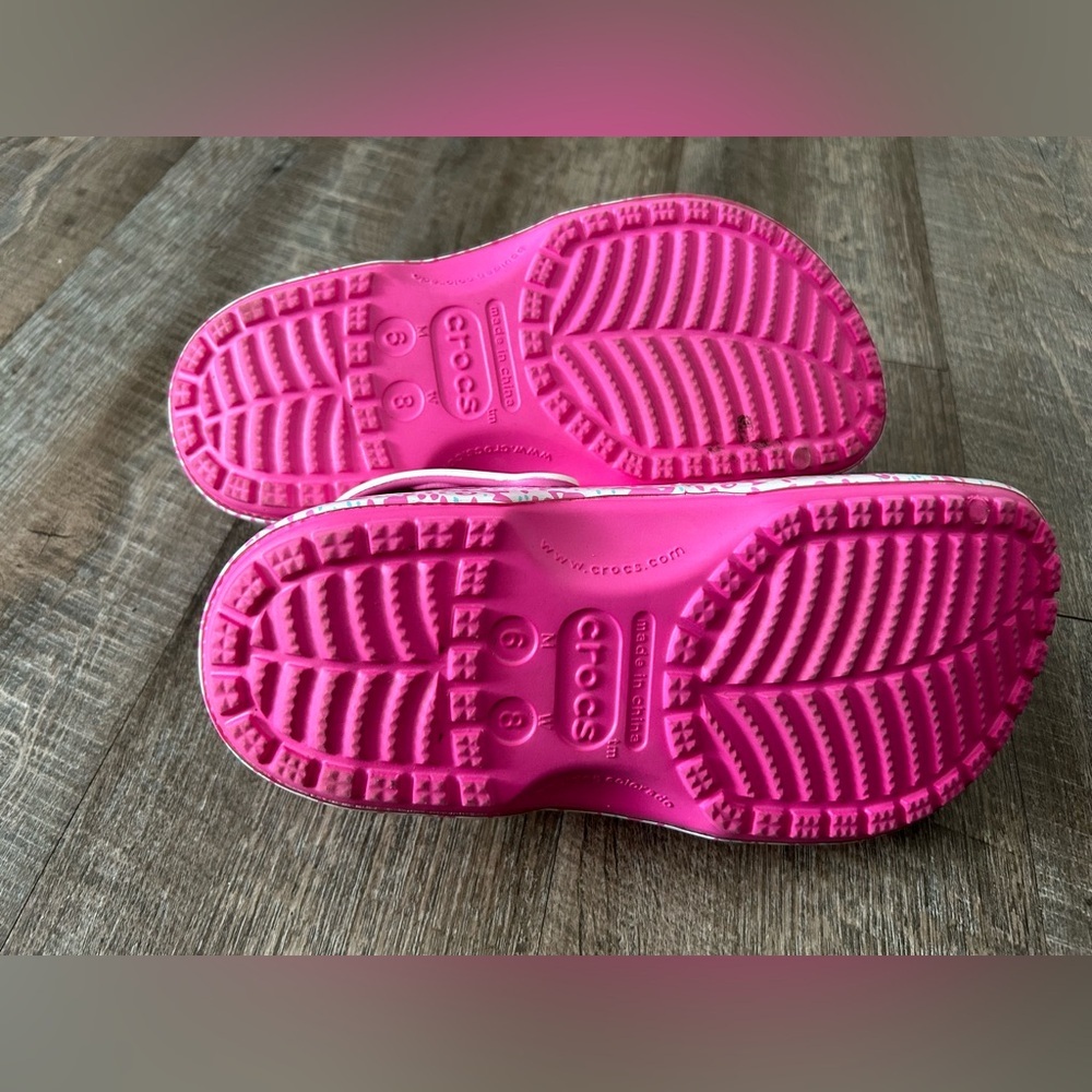 CROCS BARBIE LIKE NEW SIZE 8 - Picture 4 of 7